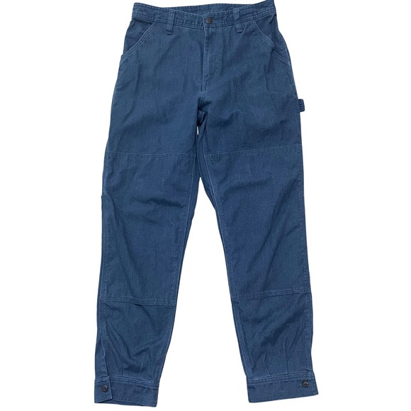 Patagonia Womens Pants 8 Double Knee Work Wear Iron Forge Carpenter Hemp Canvas - Picture 1 of 12